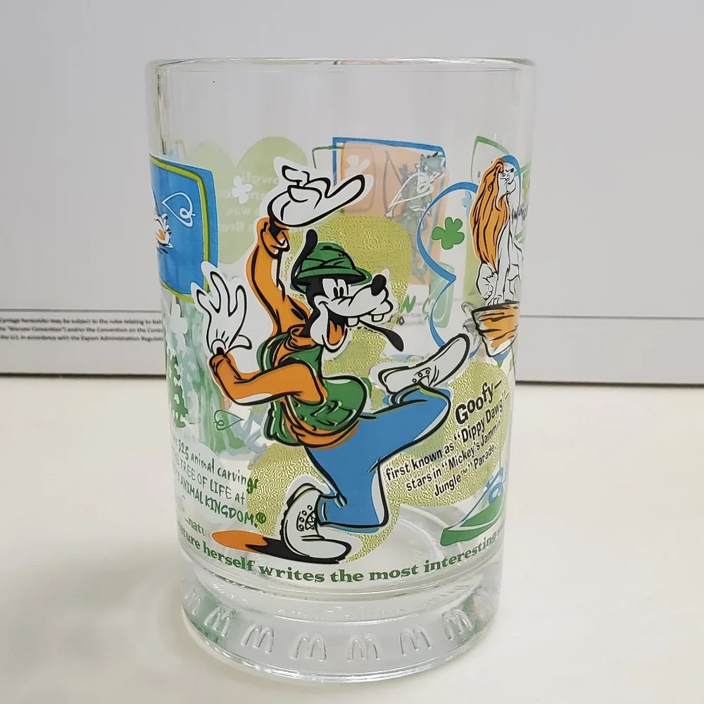 Walt Disney World 100 Years Of Magic Tumbler Glass McDonalds